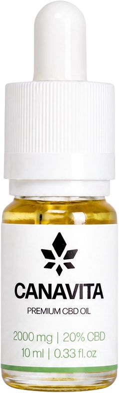Canavita CBD oil bottle